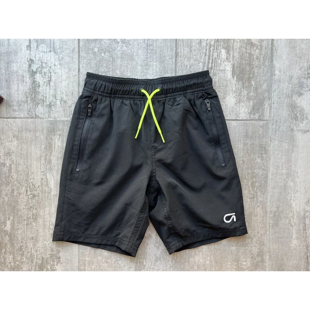 Gap Fit Boy Athletic Short Gym Quick Dry Mesh Lined Pull On Elastic Waist XS 4-5